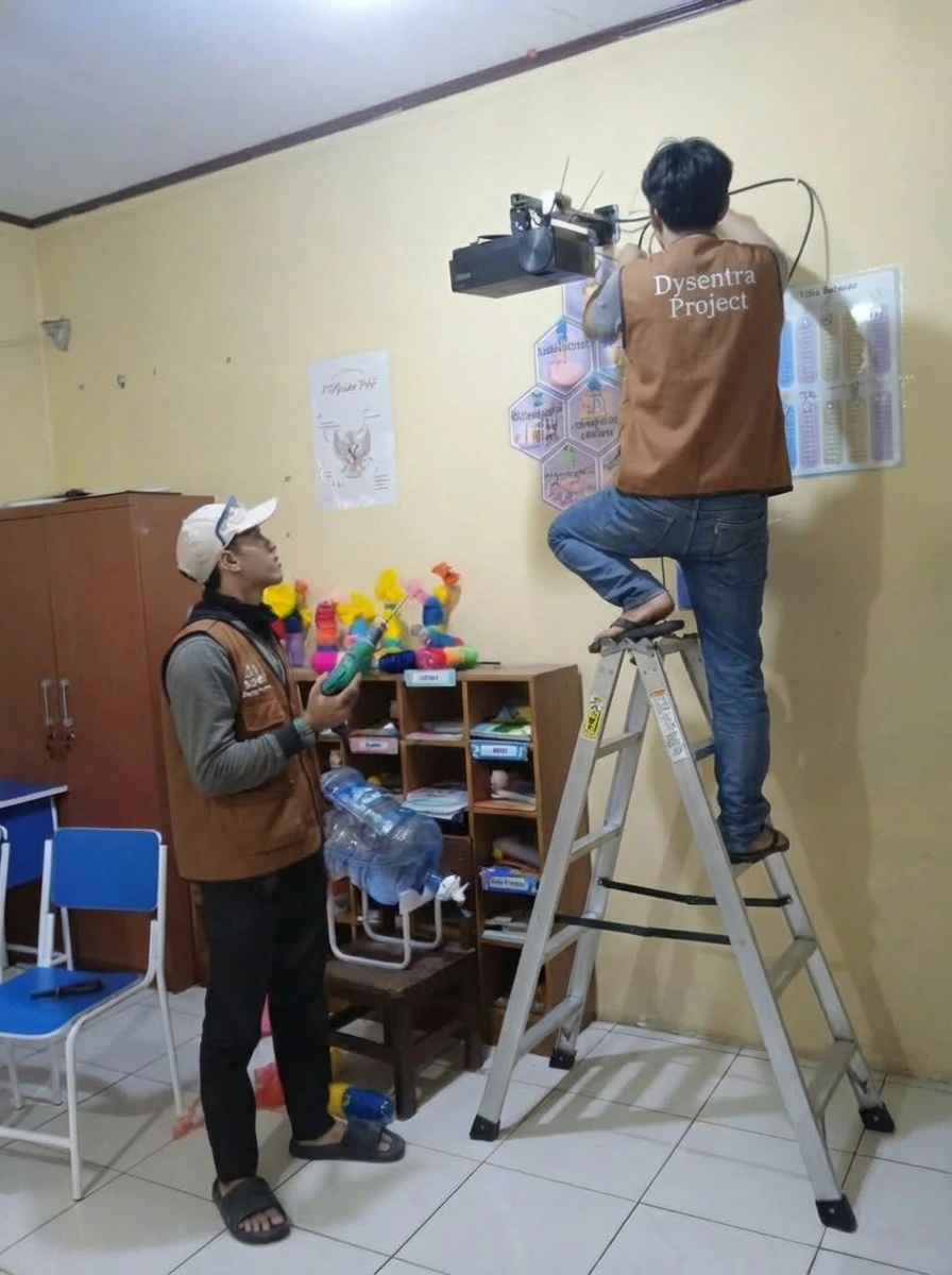 Instalasi 10 Proyektor