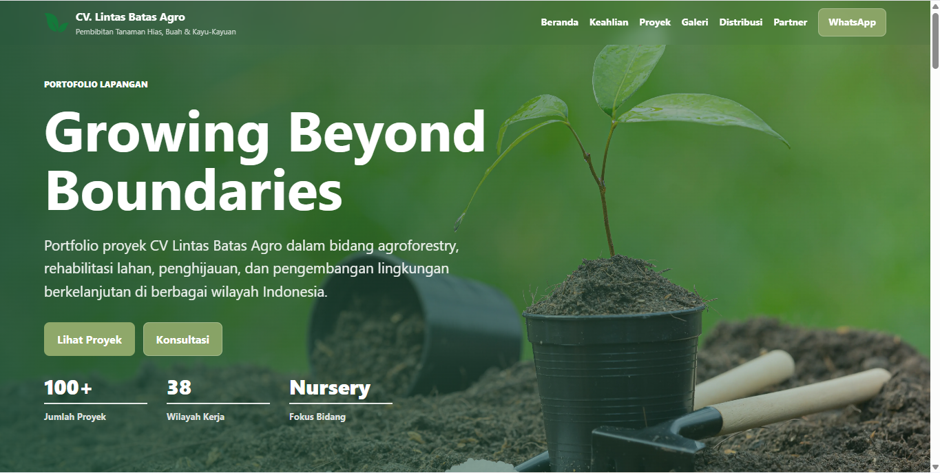 Company Profile CV Lintas Batas Agro